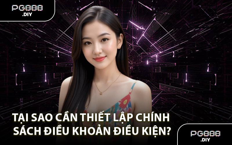 Tại sao cần thiết lập chính sách điều khoản điều kiện?
